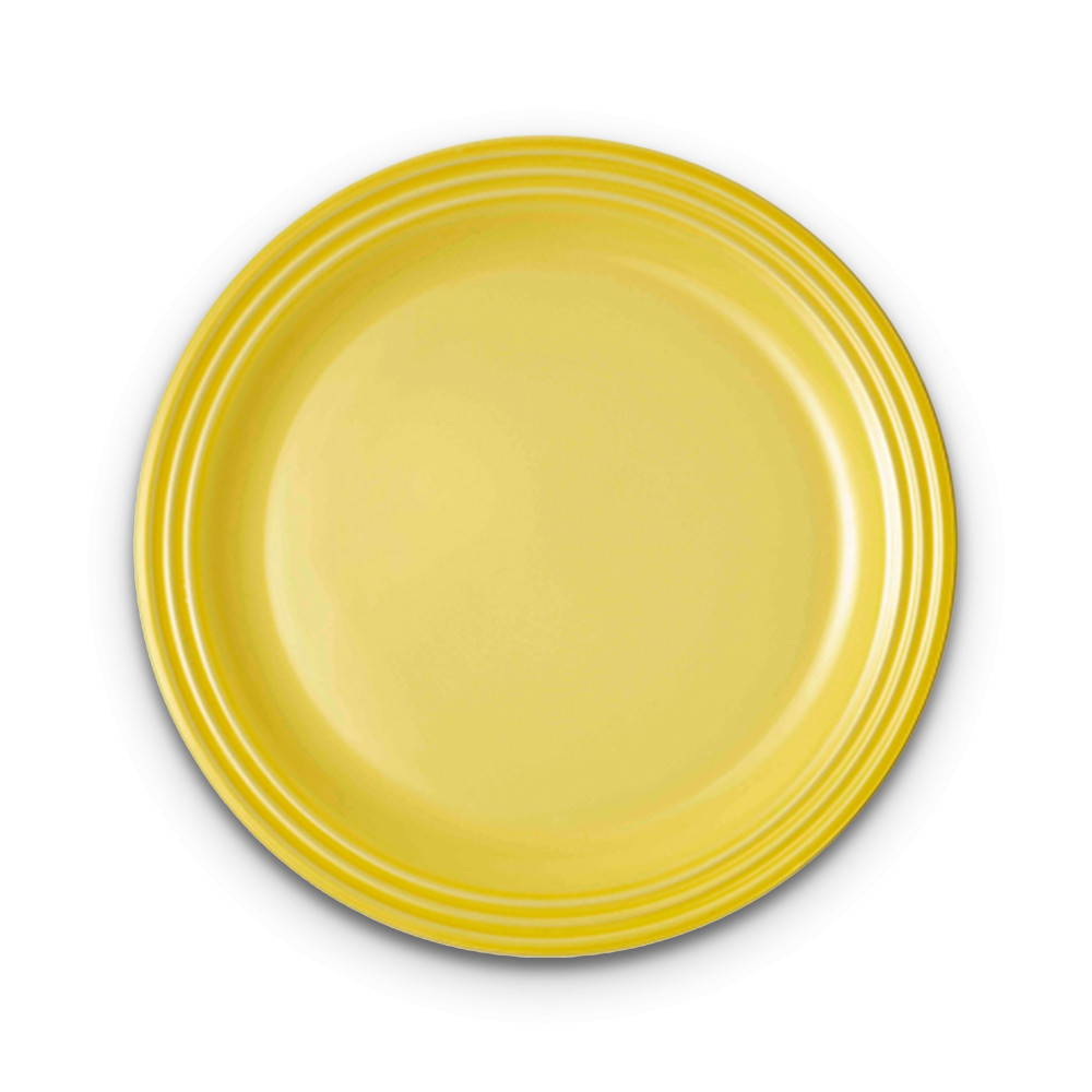 Le Creuset Тарелка обеденная 27,2 см желтый Citrus | https://grandposuda.com.ua