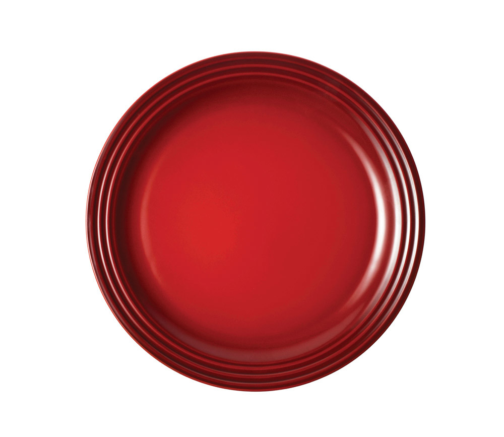 Le Creuset Тарілка для сніданку 22 см Cerise | https://grandposuda.com.ua
