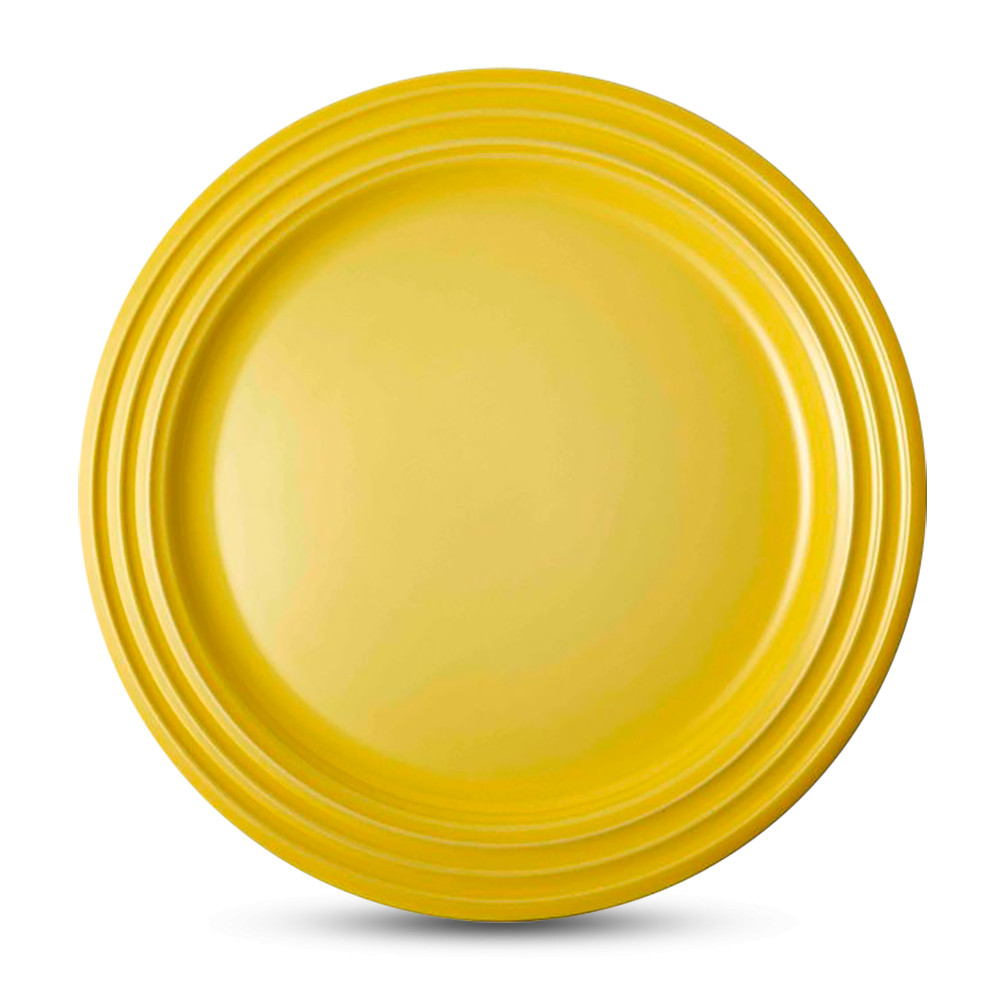 Le Creuset Тарілка для сніданку 21,8 см жовтий Citrus | https://grandposuda.com.ua