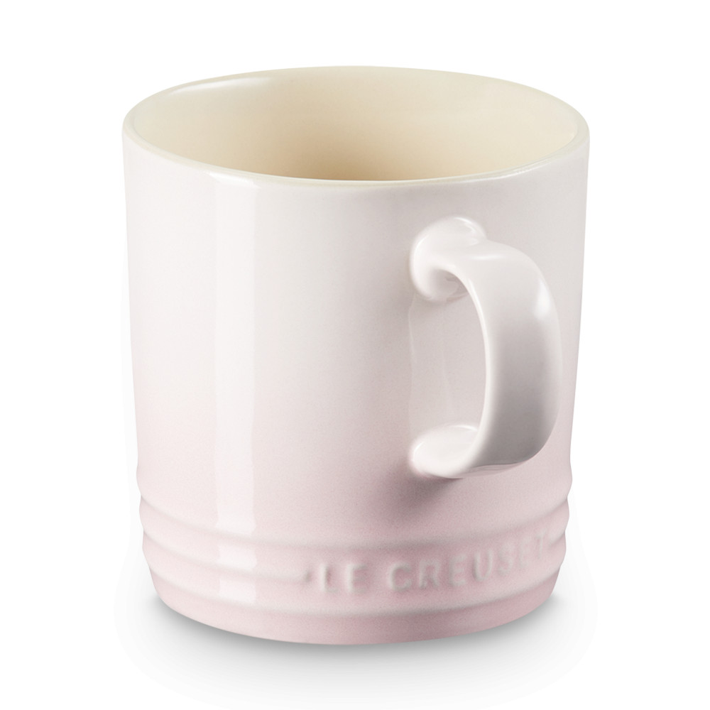Le Creuset Кружка 350 мл розовая Shell Pink | https://grandposuda.com.ua