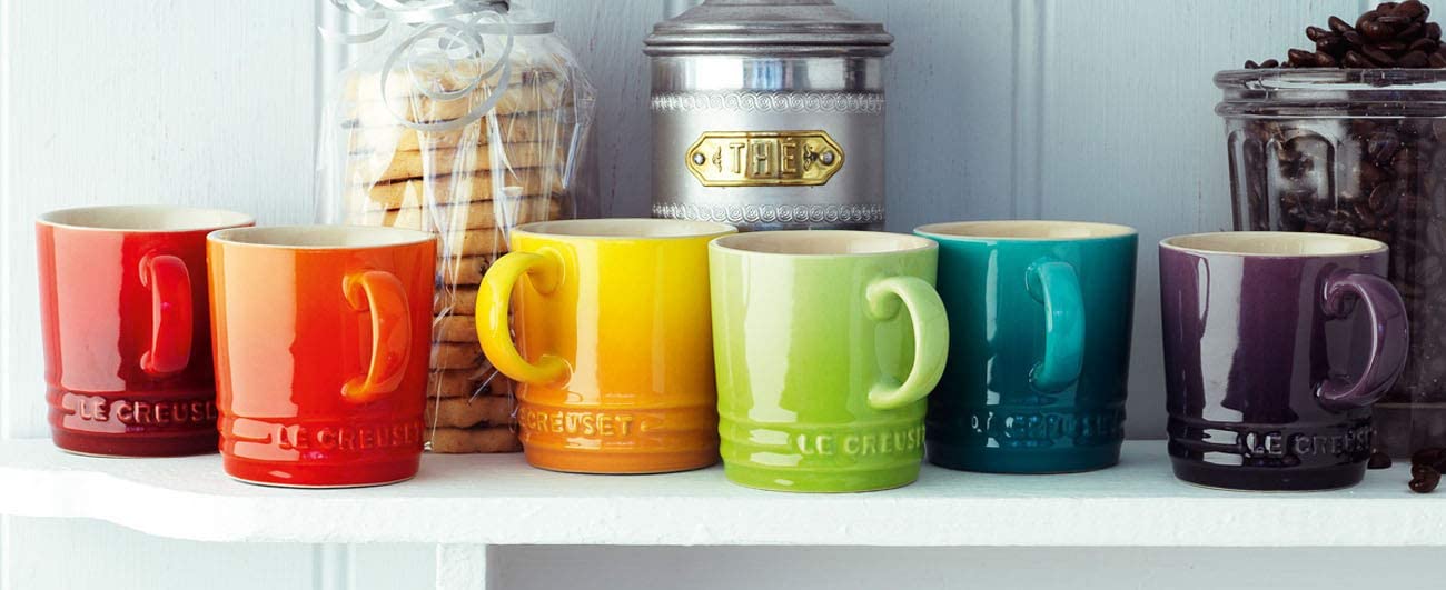 Le Creuset Кружка для капучино 200 мл помаранчева Flame | https://grandposuda.com.ua