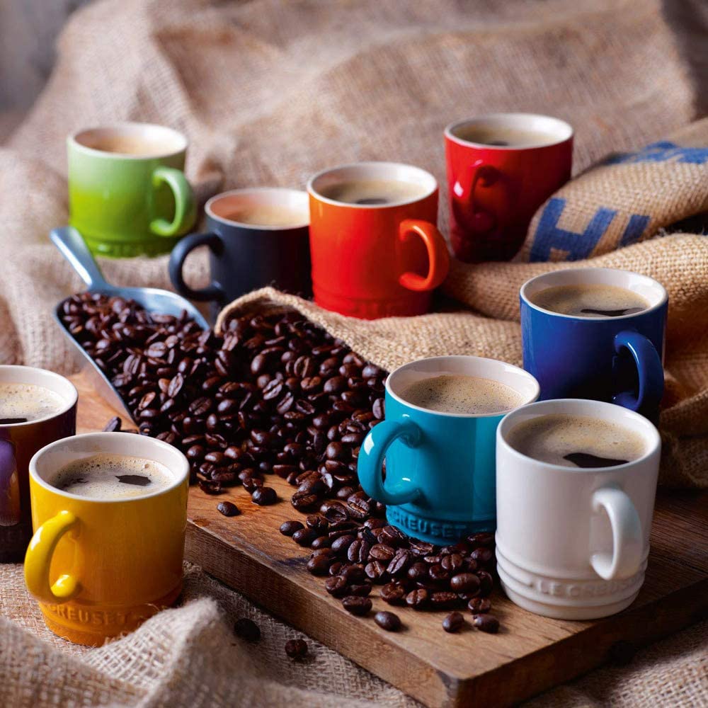Le Creuset Кружка для капучино 200 мл помаранчева Flame | https://grandposuda.com.ua