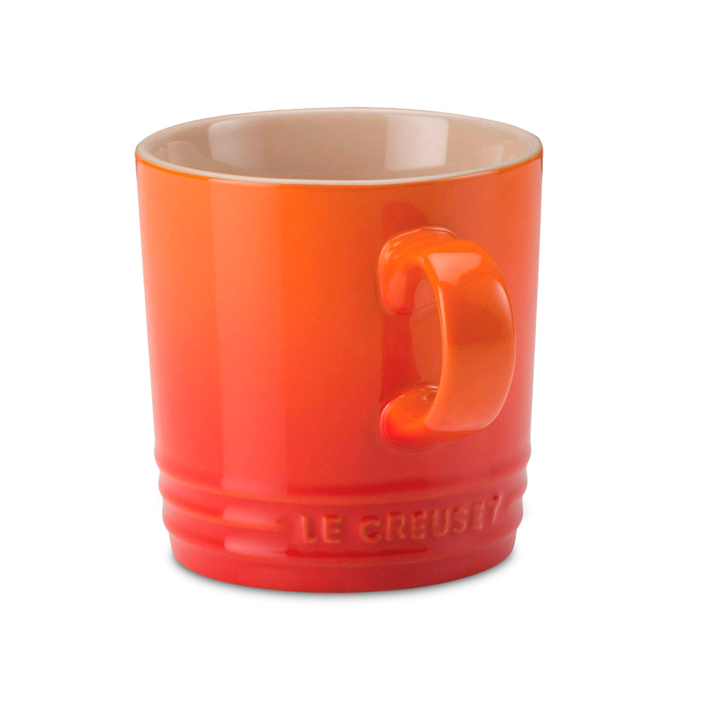 Le Creuset Кружка для капучино 200 мл помаранчева Flame | https://grandposuda.com.ua