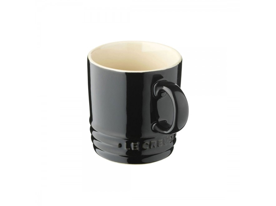 Le Creuset Чашка для еспрессо 70 мл, чорна глянсова Black | https://grandposuda.com.ua