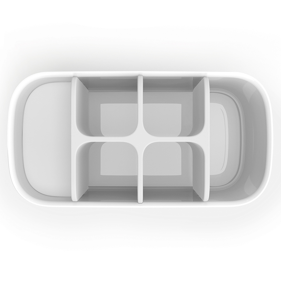 Joseph Joseph Органайзер для зубных щеток 17,5 х 13 х 9,5 см, белый EasyStore | https://grandposuda.com.ua