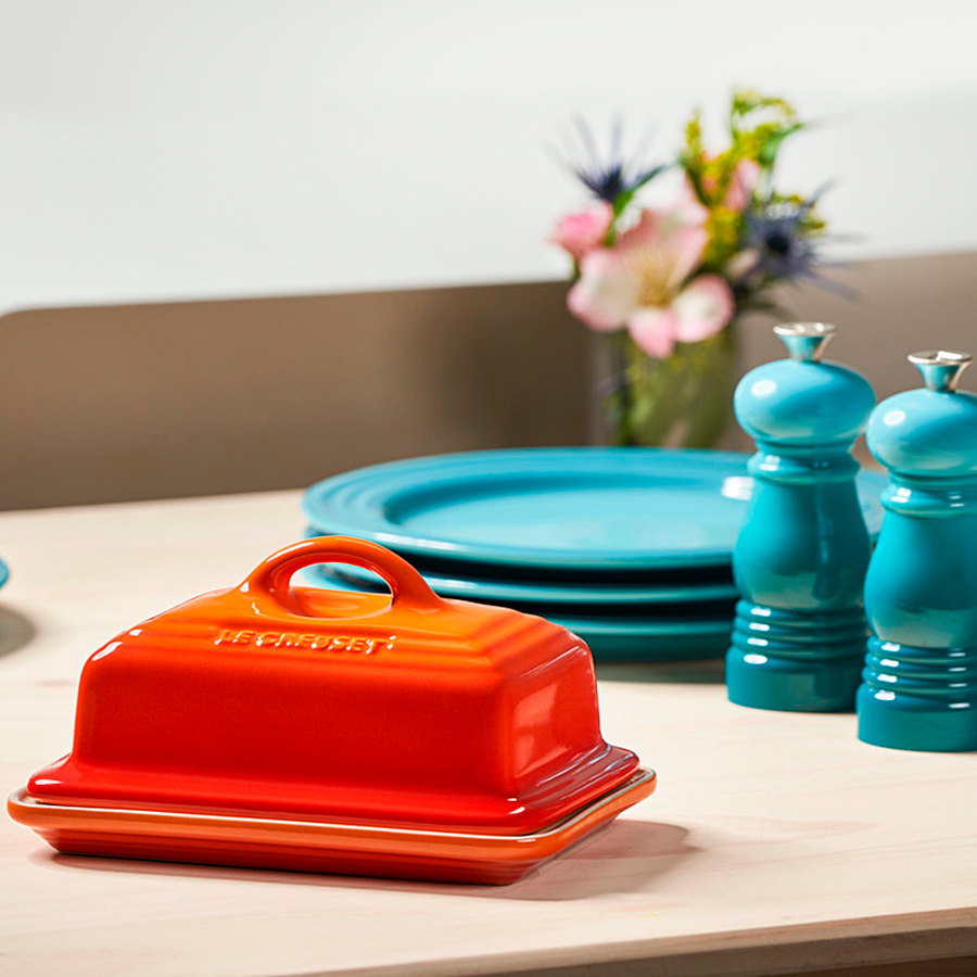 Le Creuset Масленка Flame | https://grandposuda.com.ua