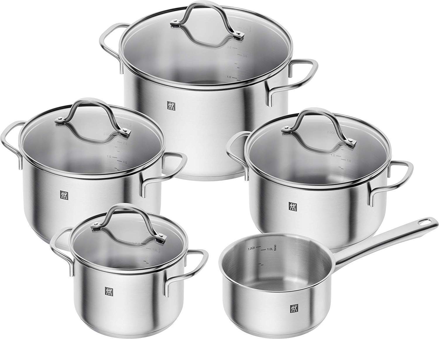 Zwilling Набір каструль 5 предметів Flow | https://grandposuda.com.ua