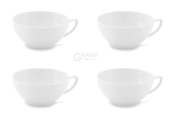 Friesland Набор чашек для чая 0,18 л, 4 предмета, белый Chai | https://grandposuda.com.ua