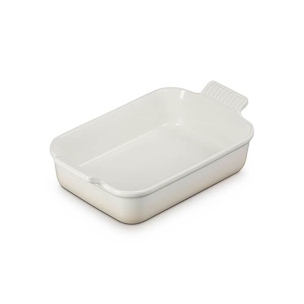 Le Creuset Форма для запікання прямокутна Heritage 2,4 л меренга Meringue | https://grandposuda.com.ua