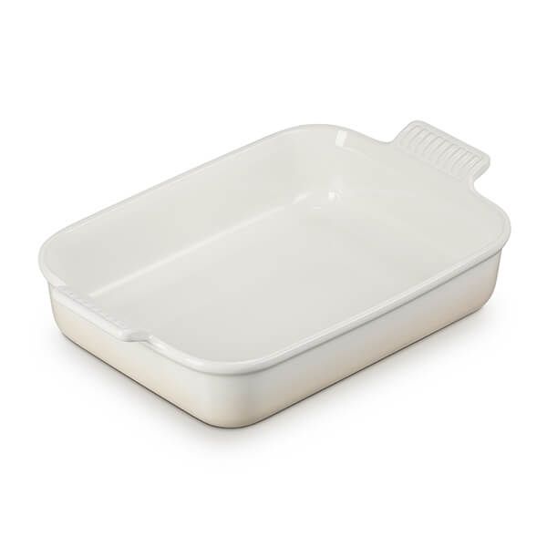 Le Creuset Форма для запікання прямокутна Heritage 4 л меренга Meringue | https://grandposuda.com.ua