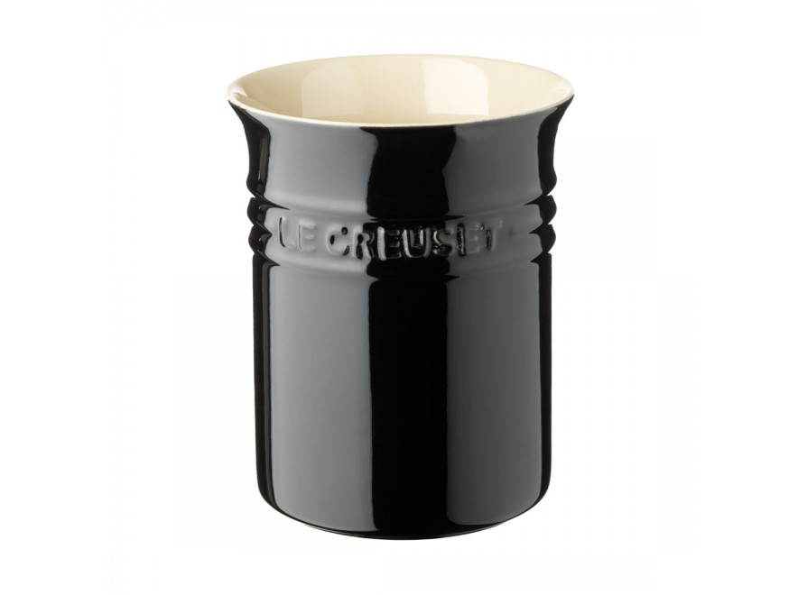 Le Creuset Ємність для лопаток 15 cм, чорна Black | https://grandposuda.com.ua