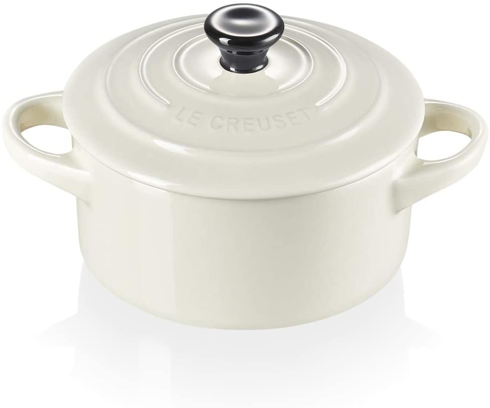 Le Creuset Кокотниця 10 см Creme | https://grandposuda.com.ua