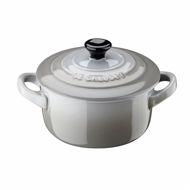 Le Creuset Кокотниця 10 см Perlgrau | https://grandposuda.com.ua