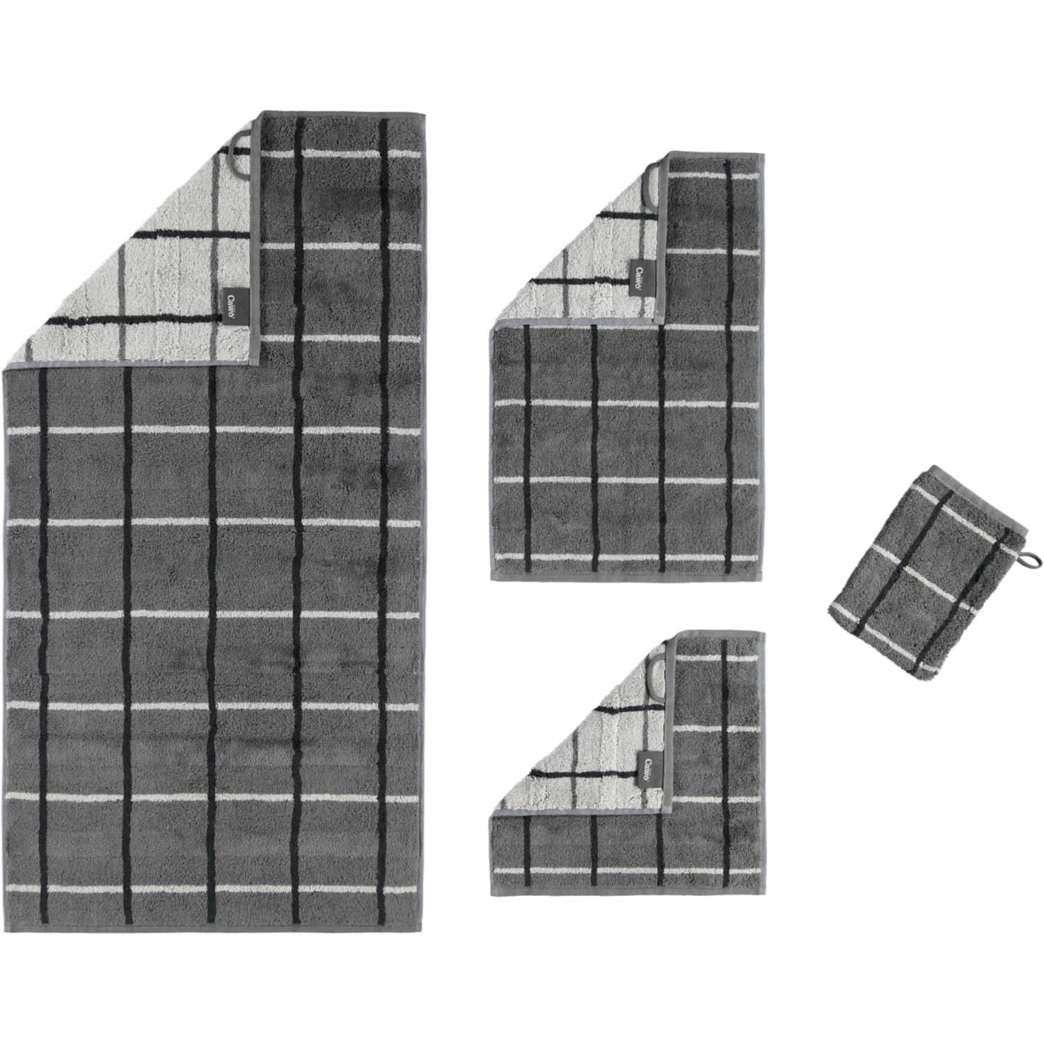 Мочалка-варежка 16 х 22 см Anthrazit Noblesse Square Cawo | https://grandposuda.com.ua