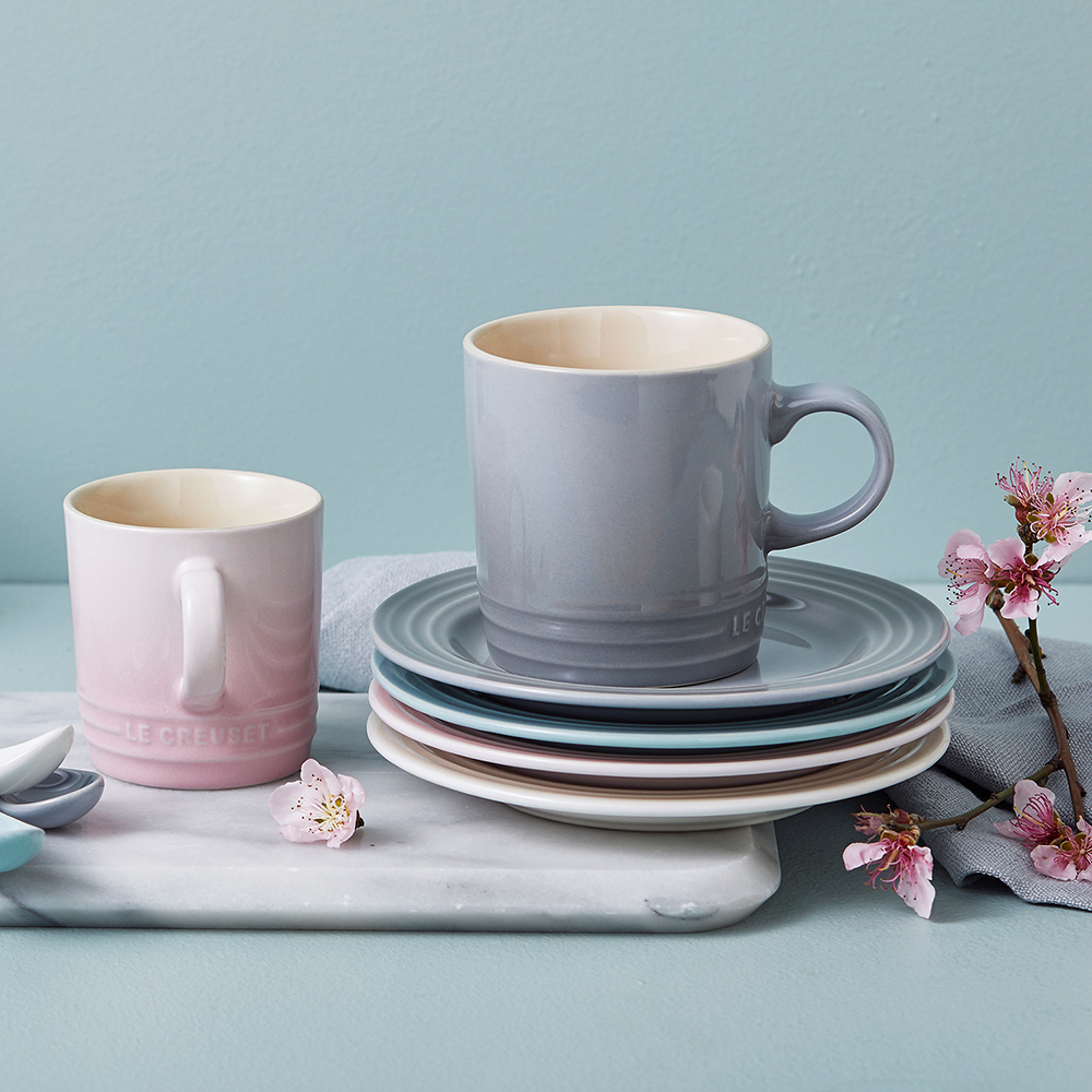 Le Creuset Набір кухлів для капучино 4 предмети 200 мл Різнокольоровий Calm | https://grandposuda.com.ua