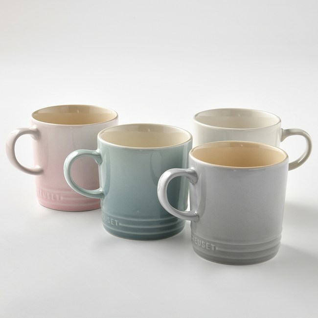 Le Creuset Набір кухлів 4 предмети 350 мл Різнокольоровий Calm | https://grandposuda.com.ua