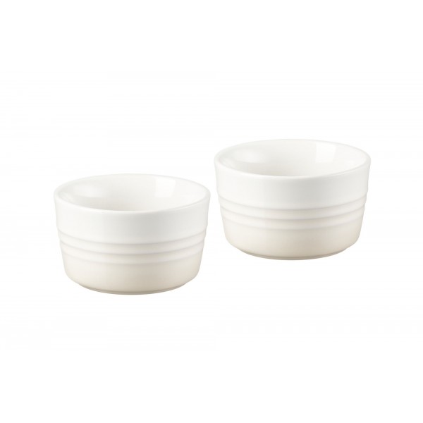 Le Creuset Набір сервірувальних піал 240 мл 2 предмета меренга Meringue | https://grandposuda.com.ua