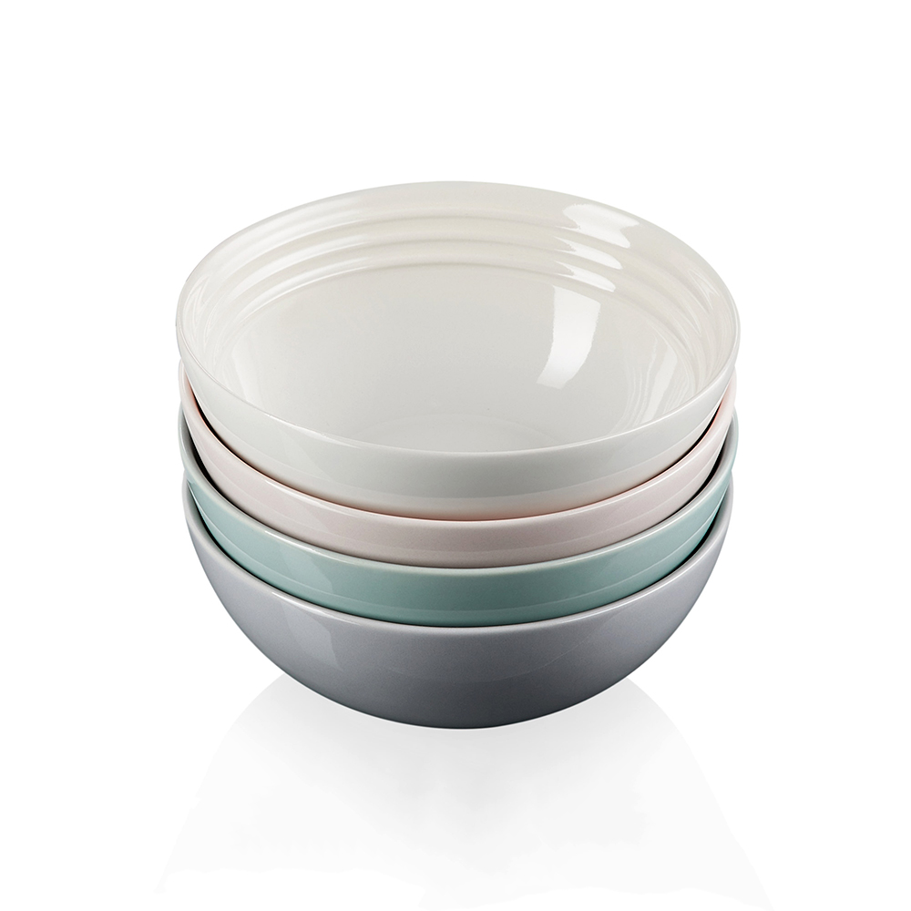 Le Creuset Набір з 4 піал для сніданку 16 см Calm | https://grandposuda.com.ua
