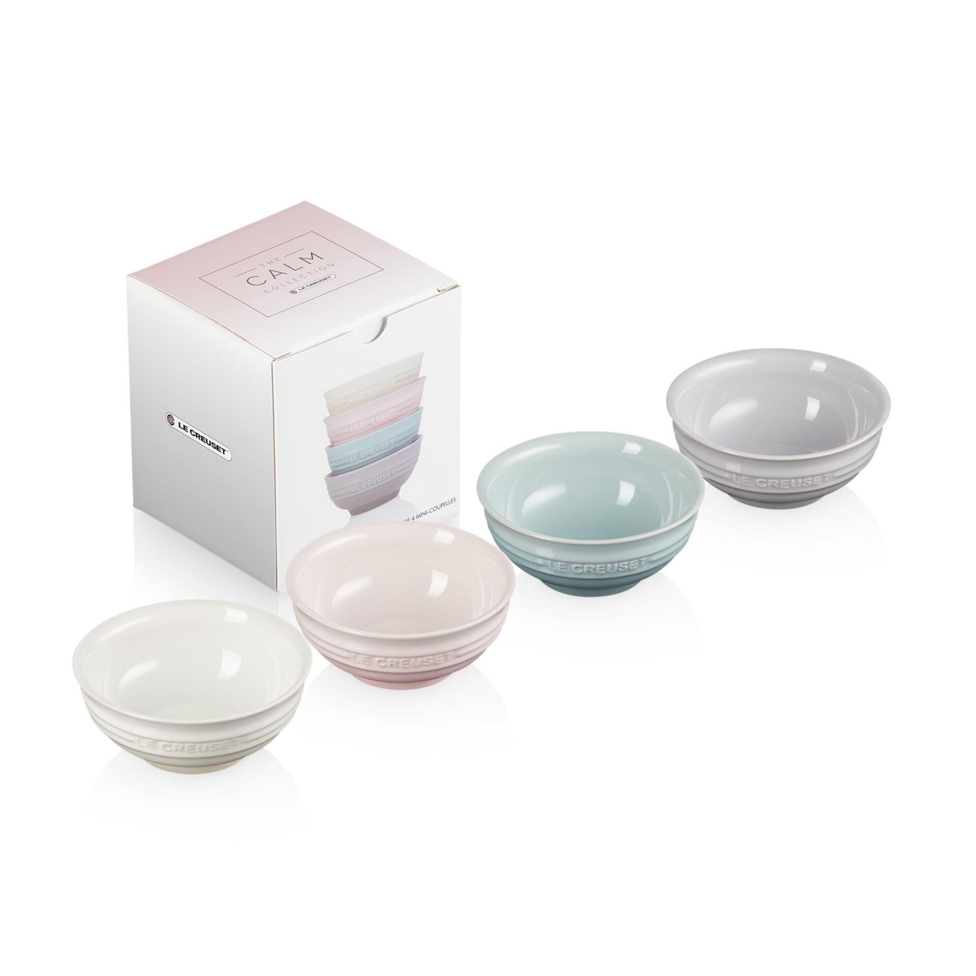 Le Creuset Набір з 4 піал 10,6 см Calm | https://grandposuda.com.ua
