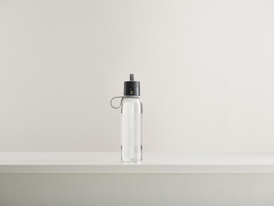 Joseph Joseph Бутылка для воды 750 мл серая Dot Active | https://grandposuda.com.ua