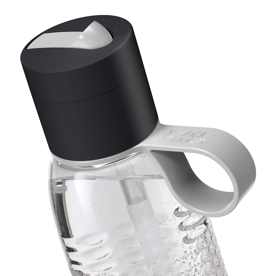 Joseph Joseph Бутылка для воды 750 мл серая Dot Active | https://grandposuda.com.ua