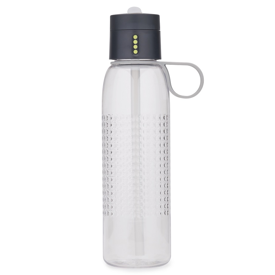 Joseph Joseph Бутылка для воды 750 мл серая Dot Active | https://grandposuda.com.ua