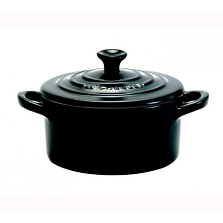 Le Creuset Міні-каструля / жаровня 10 см, чорна глянсова Le Creuset Міні-каструля / жаровня 10 см, чорна глянсова | https://grandposuda.com.ua