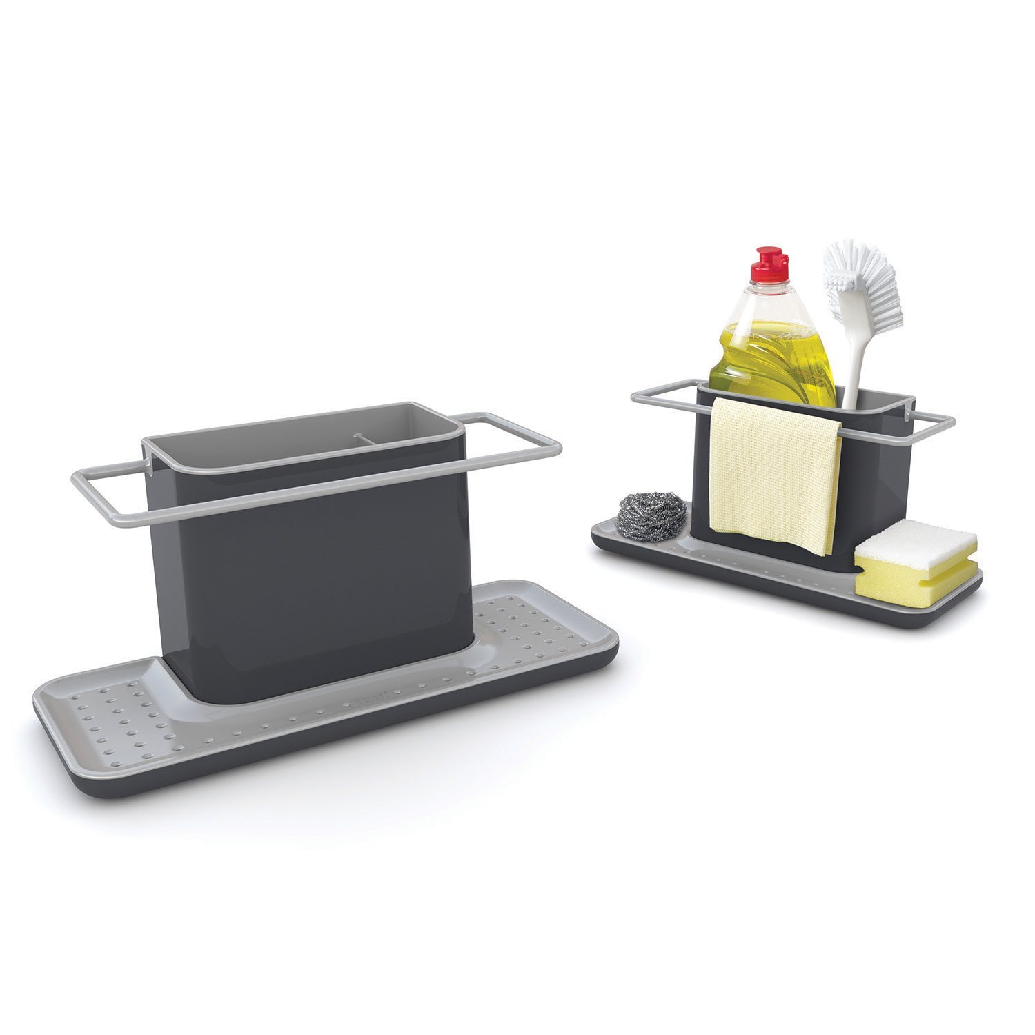 Joseph Joseph Органайзер для раковины серый Caddy Large Sink | https://grandposuda.com.ua