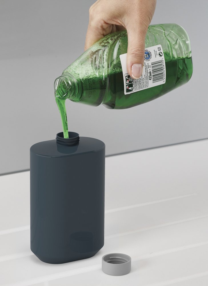 Joseph Joseph Органайзер для раковини з дозатором для мила сірий SinkBase Sink Tidy Set | https://grandposuda.com.ua