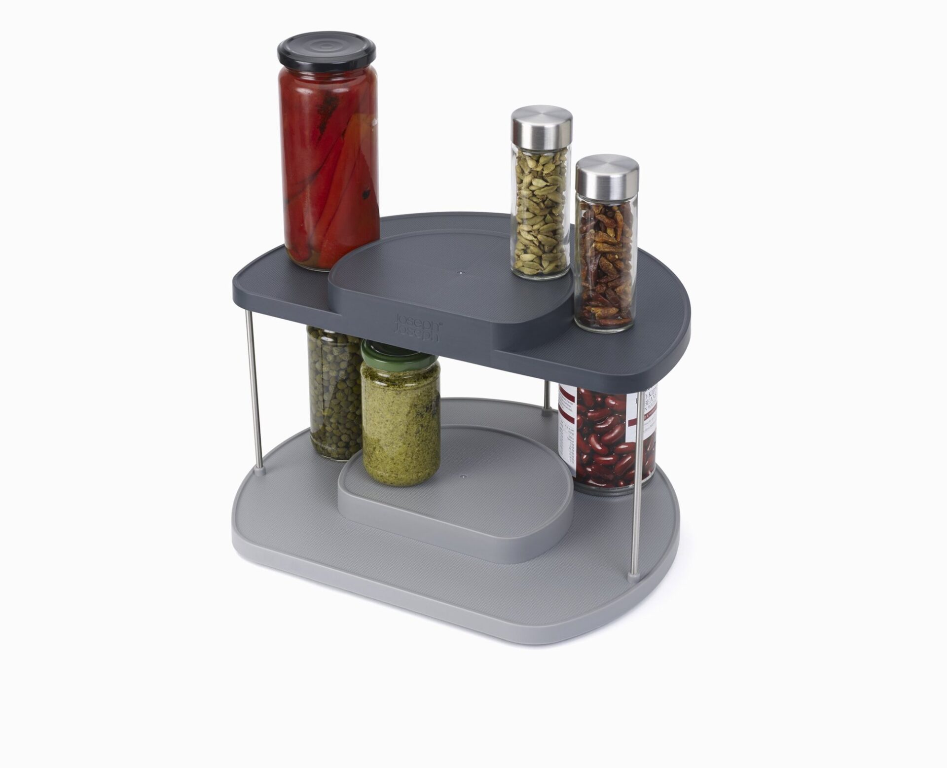 Joseph Joseph Органайзер обертається сірий CupboardStore | https://grandposuda.com.ua