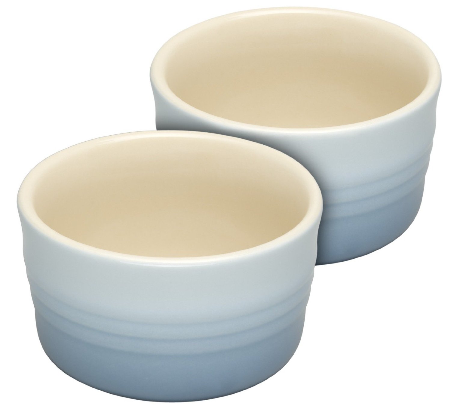Le Creuset Горщик для запікання 0,2 л, 2 предмета, світло-блакитний | https://grandposuda.com.ua