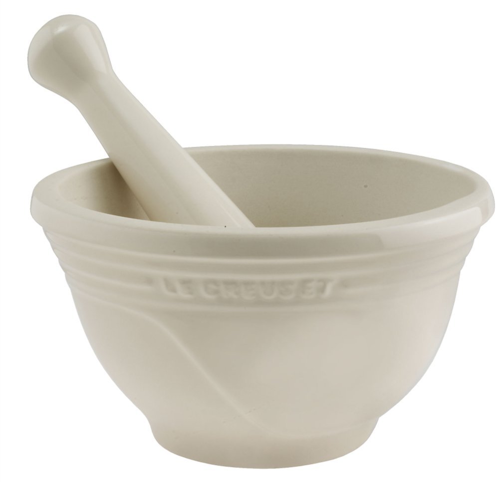 Le Creuset Ступка с пестиком 0,5 л, белый | https://grandposuda.com.ua