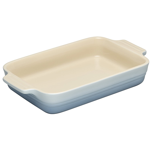 Le Creuset Блюдо прямокутне 26 см, світло-блакитне | https://grandposuda.com.ua