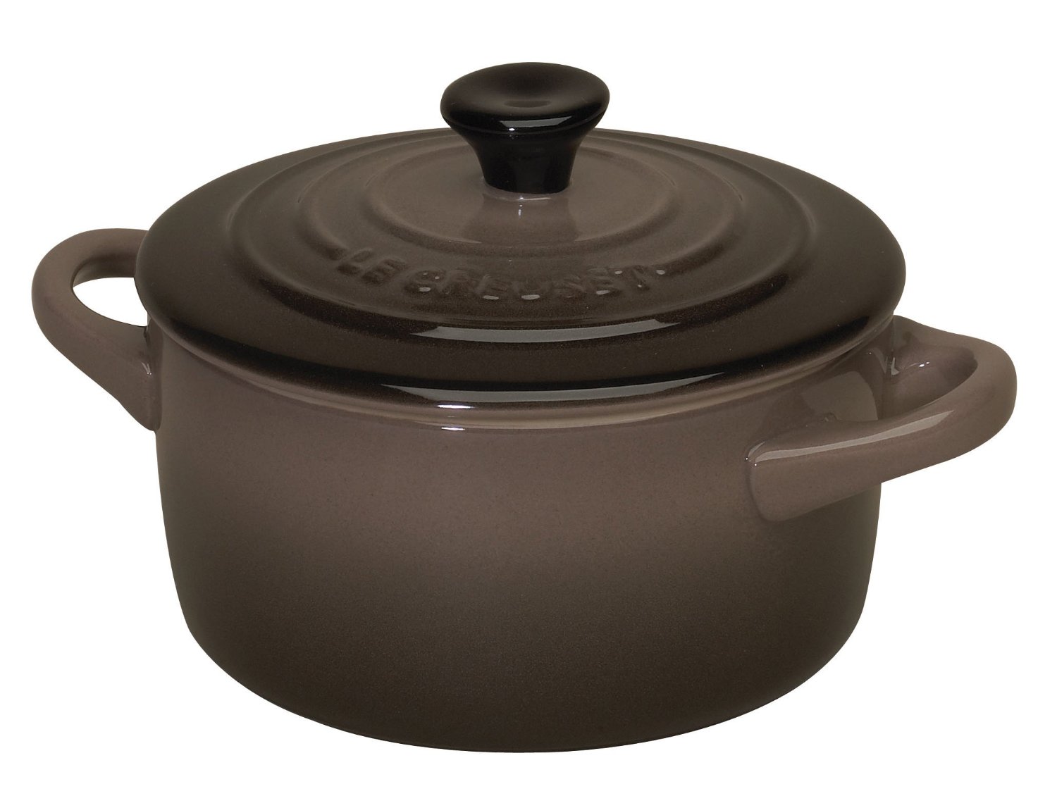 Le Creuset Мини-кастрюля / жаровня 10 см, коричневый | https://grandposuda.com.ua