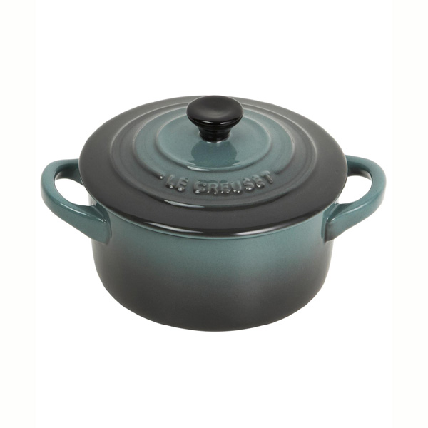 Le Creuset Мини-кастрюля / жаровня с крышкой 10 см, океан | https://grandposuda.com.ua