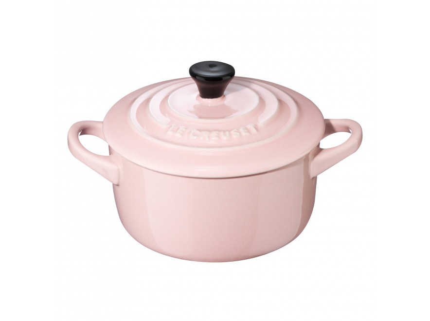 Le Creuset Мини-кастрюля / жаровня 10 см, Chiffon Pink | https://grandposuda.com.ua