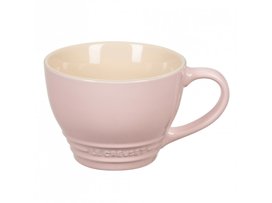 Le Creuset Чашка для капучино 0.4 л Chiffon Pink | https://grandposuda.com.ua