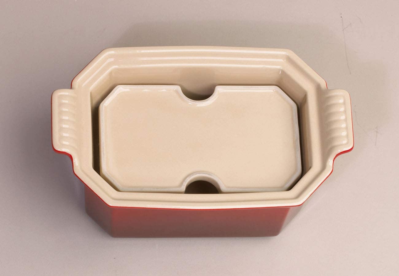 Le Creuset Форма приготування для паштету 20,6 x 13,4 см, вишневий | https://grandposuda.com.ua