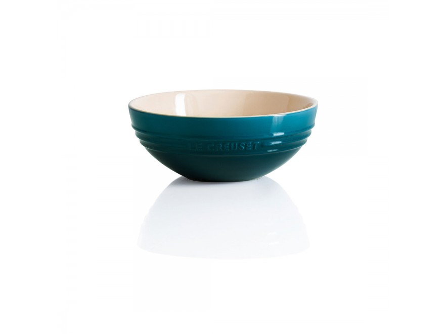 Le Creuset Піала 20 см, бірюзова Deep Teal | https://grandposuda.com.ua