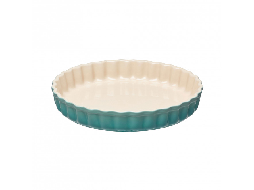 Le Creuset Блюдо кругле хвилясте для запікання 28 см, Cool Mint | https://grandposuda.com.ua