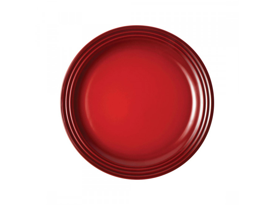 Le Creuset Тарілка для сніданку 22 см, червона | https://grandposuda.com.ua