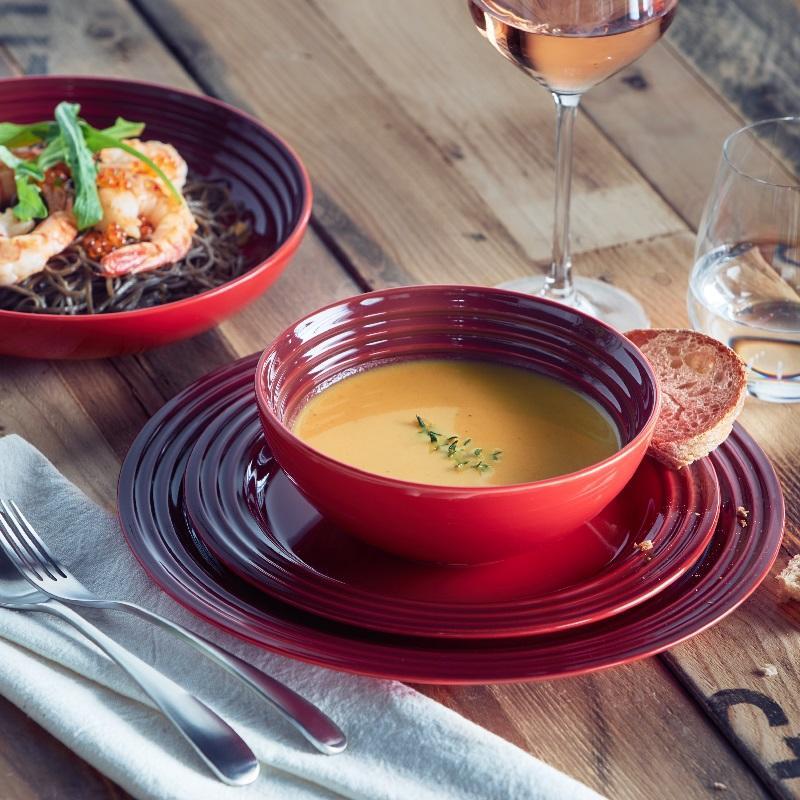 Le Creuset Тарілка для сніданку 22 см, Deep Teal | https://grandposuda.com.ua