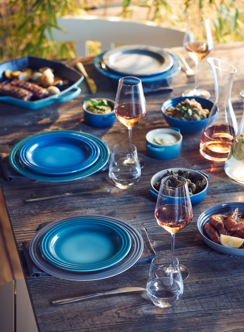 Le Creuset Тарілка для сніданку 22 см, Deep Teal | https://grandposuda.com.ua