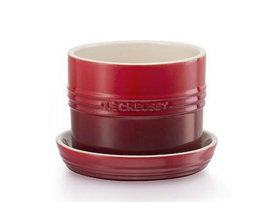 Le Creuset Горщик для кімнатних рослин 13 см червоний | https://grandposuda.com.ua