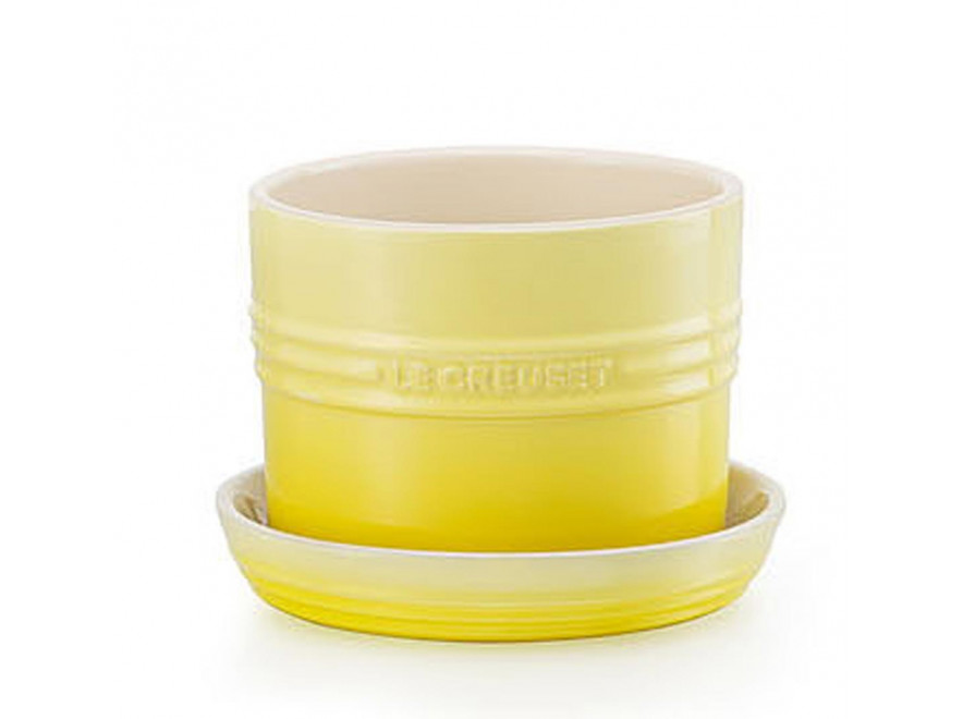 Le Creuset Горщик для кімнатних рослин 13 см Citrus | https://grandposuda.com.ua