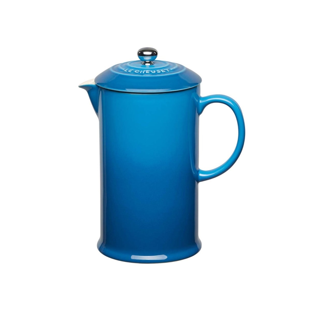 Le Creuset Френч-прес 0,8 л, синій марсель | https://grandposuda.com.ua