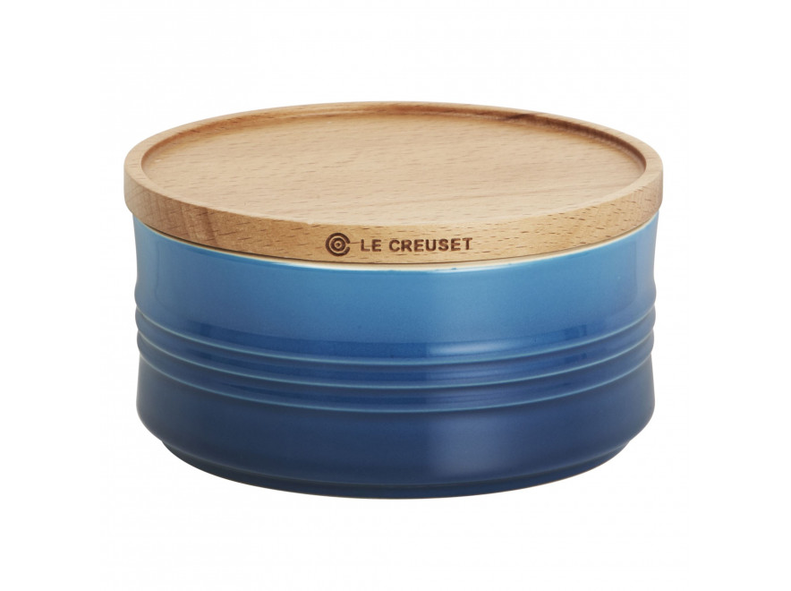 Le Creuset Ємність для зберігання з деревяною кришкою 6 см, Marseille | https://grandposuda.com.ua