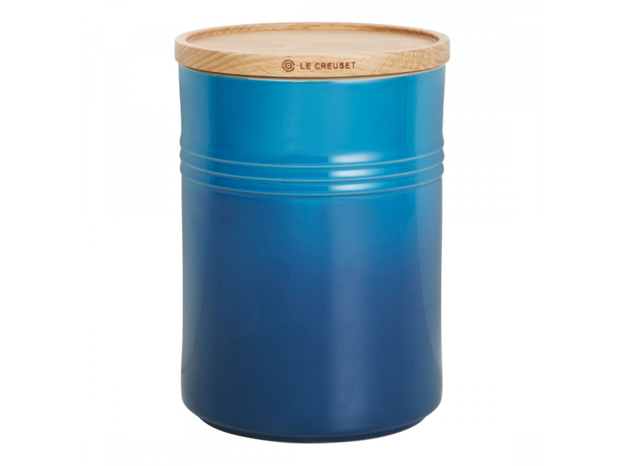 Le Creuset Ємність для зберігання з деревяною кришкою 19 см, Marseille | https://grandposuda.com.ua
