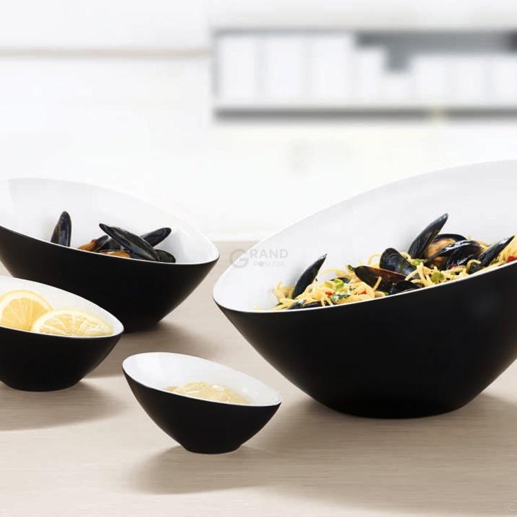 ASA-Selection Піала асиметрична біла 15,5 см Vongole | https://grandposuda.com.ua