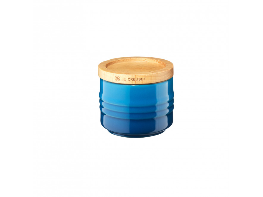 Le Creuset Цукорниця з деревяною кришкою 80 мл, Marseille | https://grandposuda.com.ua